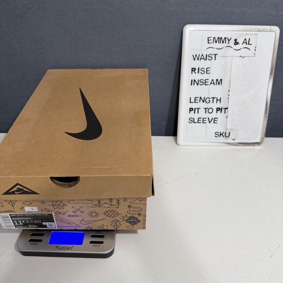 Nike Mens Air Precision II Basketball Shoe Size 10.5 Black White High Top AQ3521 - Picture 13 of 13